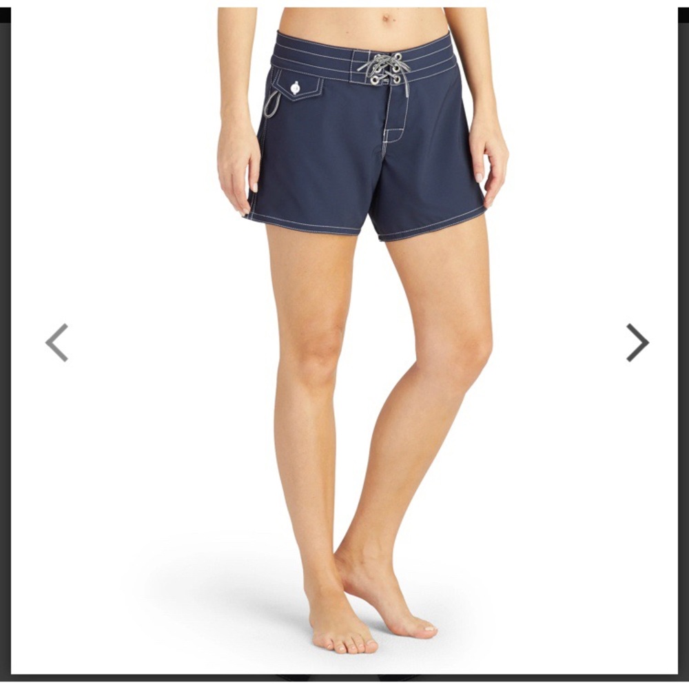 Birdwell Beach Britches 405 Women’s Board Shorts-NAVY  Size 8